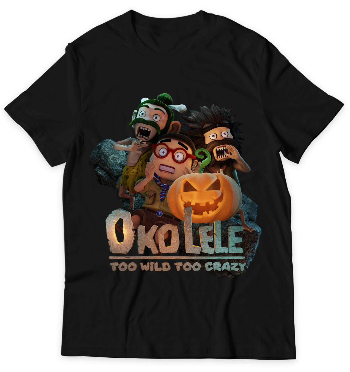 Okolele Halloween T-shirt 1 Black