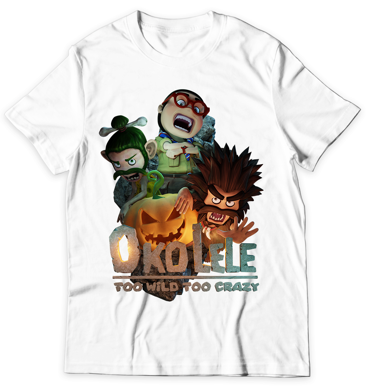 Okolele Halloween T-shirt 2 White